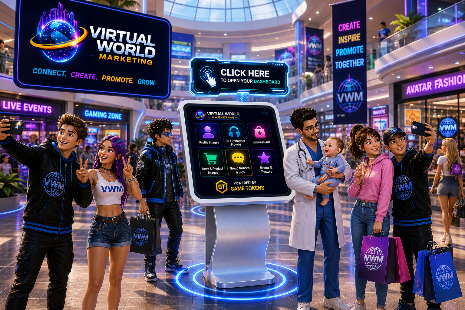 AI Generator marketing in Second Life