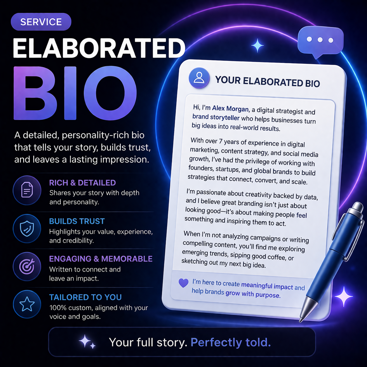 Elaborated Bio